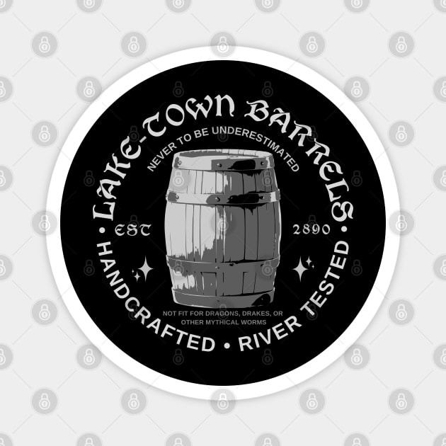 Lake-Town Barrels - Highest of Quality Magnet by Zelda